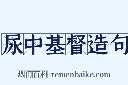 尿中基督造句是什么意思的图片
